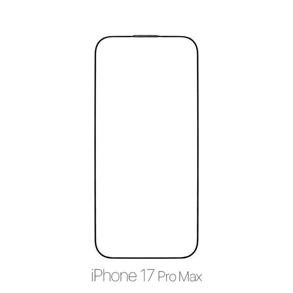 FixPremium FullCover Glass - Kaljeno Staklo za iPhone 17 Pro Max
