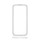 FixPremium FullCover Glass - Kaljeno Staklo za iPhone 17 Pro Max