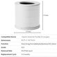 Xiaomi Smart Air Purifier 4 Compact - HEPA filter (Aktivni ugljen) (White)