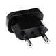 220V Adapter za utikač iz US u EU (Crni)