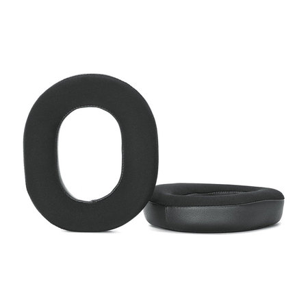 Zamjenski jastučići za uši za Razer Blackshark V3, V3X, Memorijska pjena + Tekstil + PU Koža, Crne, 1 Par