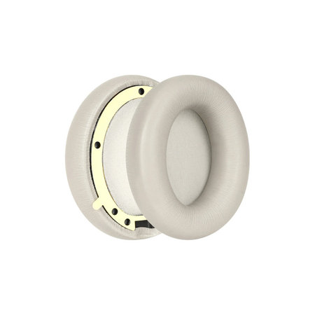 Zamjenski jastučići za uši za Beats Studio Pro, Memorijska pjena + PU Koža, Sive, 1 Par