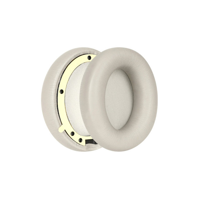 Zamjenski jastučići za uši za Beats Studio Pro, Memorijska pjena + PU Koža, Sive, 1 Par