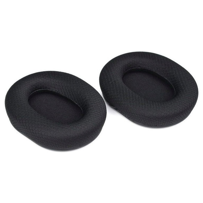 Zamjenski jastučići za uši za Razer Blackshark V2, V2X, V2 Pro, V2 SE, Memorijska pjena + Tekstil, Crne, 1 Par