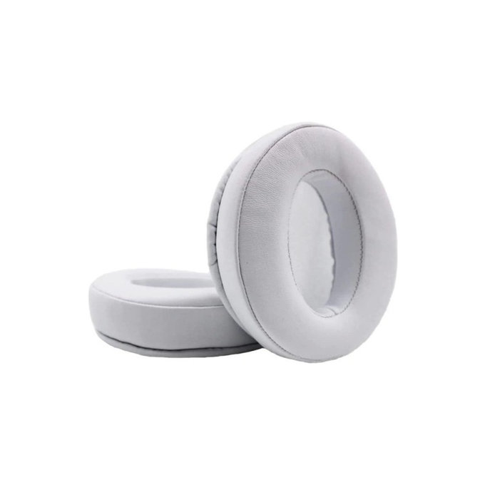 Zamjenski jastučići za uši za Sennheiser HD300, 300BT, 4.50BTNC, Memorijska pjena + PU Koža, Bijele, 1 Par