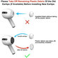 Zamjenski silikonski nastavci za uši za Apple AirPods 3 Pro, set 3 kom (L, M, S), Bijeli