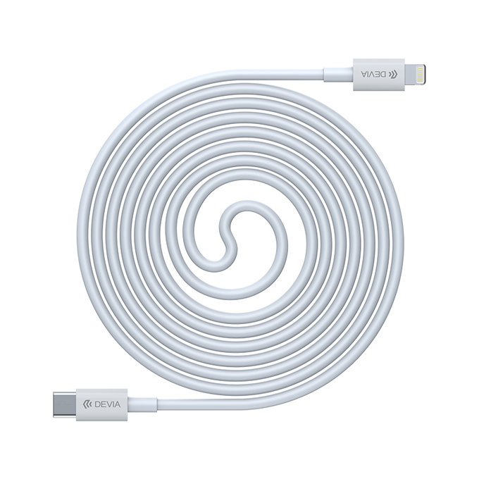 Lightning / USB-C kabel Smart, PD 20W, 1m, bijela, Devia