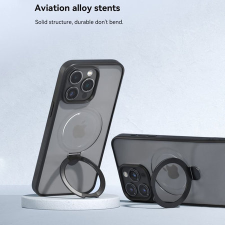 Maska Delight s MagSafe za iPhone 15 Pro Max, crna, Devia