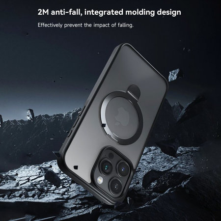 Maska Delight s MagSafe za iPhone 15 Pro Max, crna, Devia