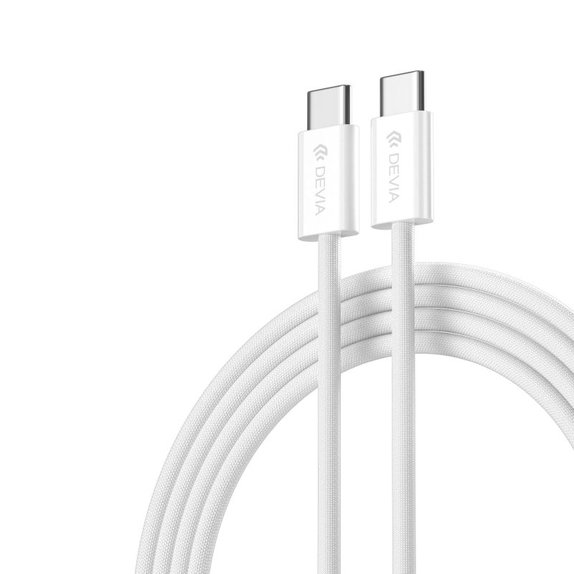 USB-C / USB-C kabel Smart, PD 60W, 1m, bijela, Devia