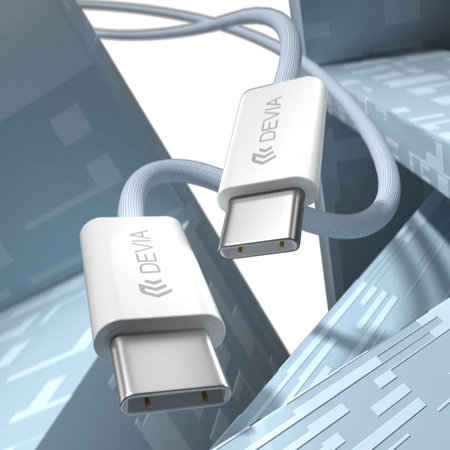 USB-C / USB-C kabel Smart, PD 60W, 1m, bijela, Devia