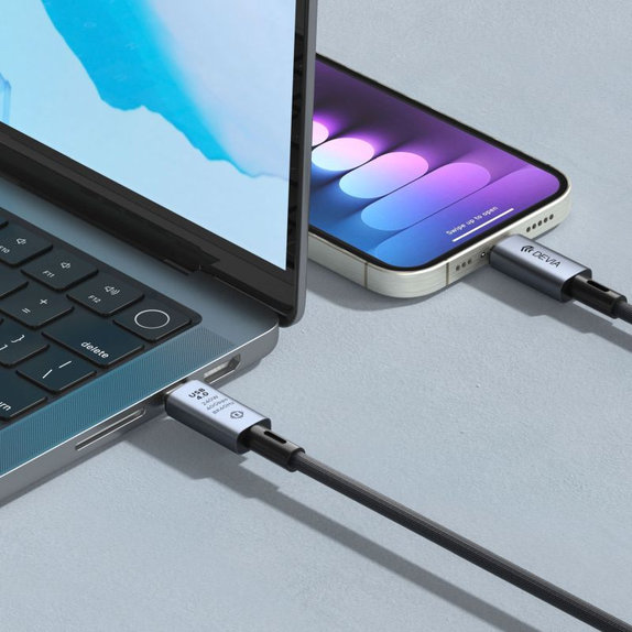 USB-C / USB-C kabel Extreme Speed, 240W, 8K 60Hz, 1m, crna, Devia
