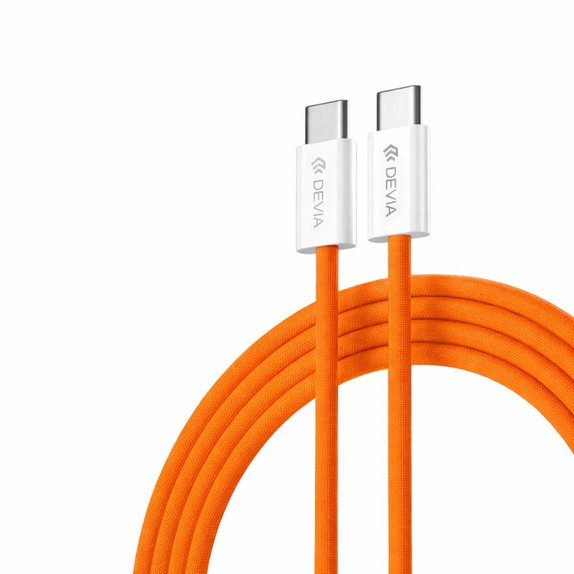 USB-C / USB-C kabel Smart, PD 60W, 1m, narančasta, Devia
