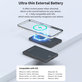MagSafe PowerBank Extreme Speed Mini s displayom, PD 20W, 5000mAh, Space Grey, Devia