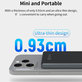 MagSafe PowerBank Extreme Speed Mini s displayom, PD 20W, 5000mAh, Space Grey, Devia