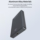 MagSafe PowerBank Extreme Speed Mini s displayom, PD 20W, 10000mAh, Space Grey, Devia