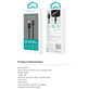 USB / USB-C kabel Gracious, 2.1A, 2m, crna, Devia