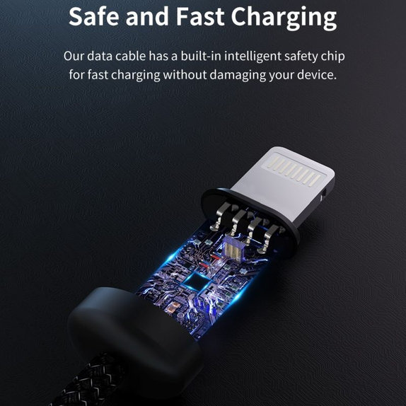 Lightning / USB kabel Gracious, 2,4A, 1m, crna, Devia