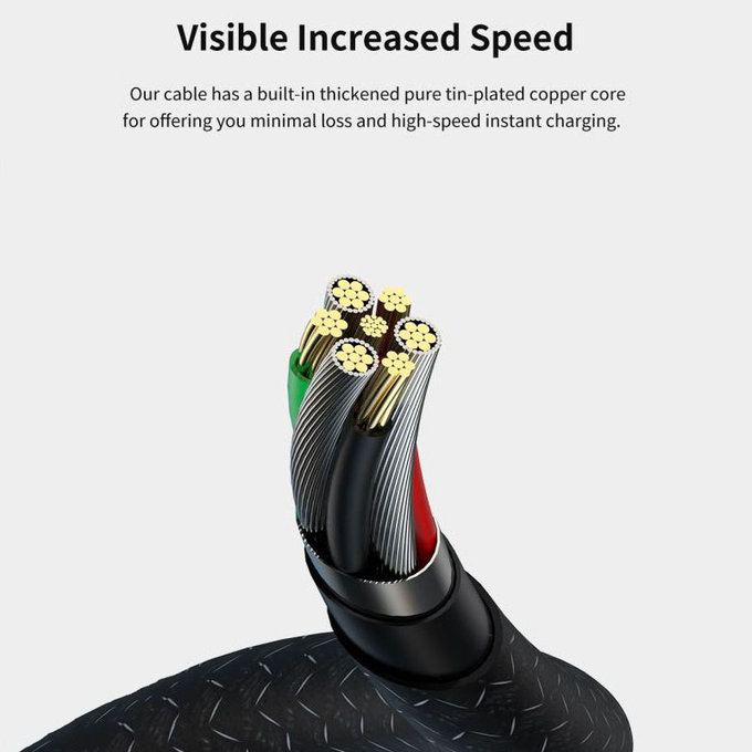 Lightning / USB kabel Gracious, 2,4A, 2m, crna, Devia