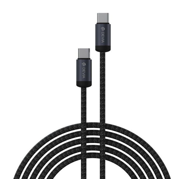 USB-C / USB-C kabel Gracious, PD 60W, 2m, crna, Devia
