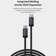 USB-C / USB-C kabel Gracious, PD 60W, 2m, crna, Devia