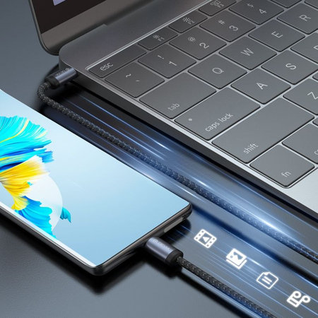 USB-C / USB-C kabel Gracious, PD 60W, 2m, crna, Devia