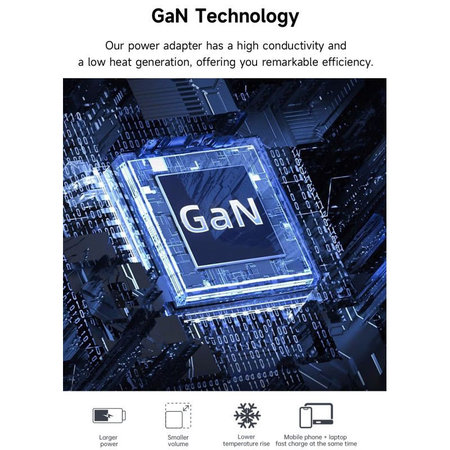 Punjač Extreme Speed, 2x USB-C + USB-A, PD 65W, bijela, Devia