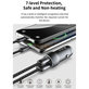 Auto punjač Extreme Speed USB-C + USB-A, PD 30W, QC 3.0 18W, siva, Devia