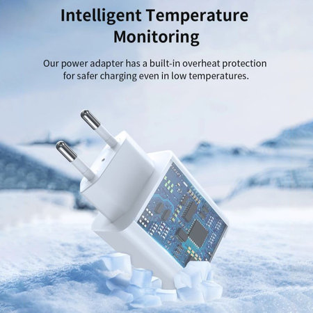 Punjač Rocket USB-C, PD 45W, bijela, Devia