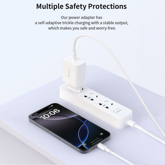 Punjač Rocket USB-C, PD 45W, bijela, Devia