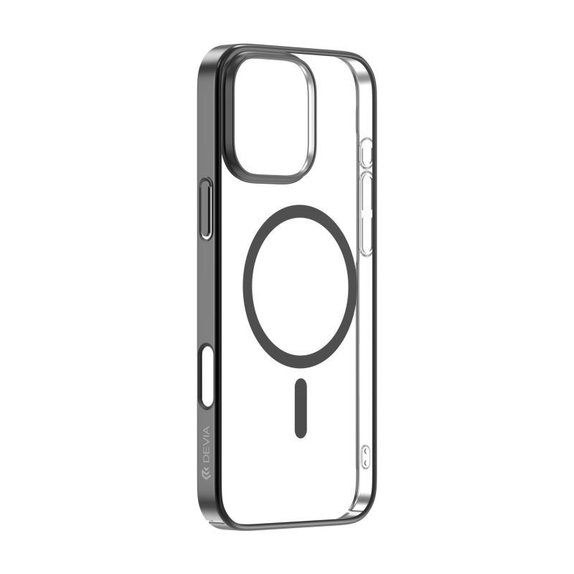 Maska Glimmer s MagSafe za iPhone 16 Pro, crna, Devia