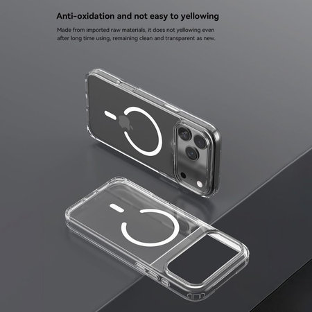 Maska Clear s MagSafe za iPhone 17 Pro, prozirna, Devia