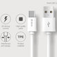 USB / USB-C kabel Smart, 2.1A, 1m, bijela, Devia