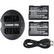 2 baterije s punjačem zaNikon Coolpix P7000, P7700, D3100, D3200, D5100, 1030mAh, Li-Ion, 7.4V, EN-EL14, HQ