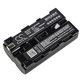 Baterija za Line 6 James Tyler Variax, Line 6 JTV Guitar, 2600mAh, Li-Ion, 7.4V, BA12, HQ