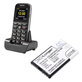 Baterija za Doro Primo 365, 1300mAh, Li-Ion, 3.7V, RCB01, HQ