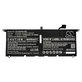 Baterija za Dell XPS 13 9370, 6300mAh, Li-Ion, 7.6V, DXGH8, HQ