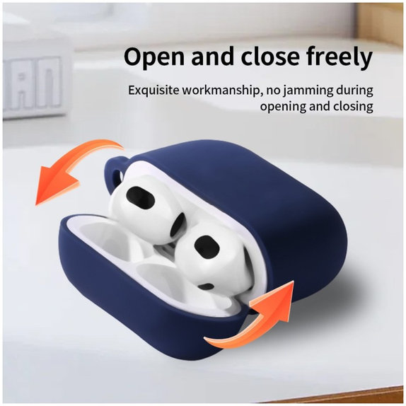 Silikonska maska za AirPods 4, narančasta