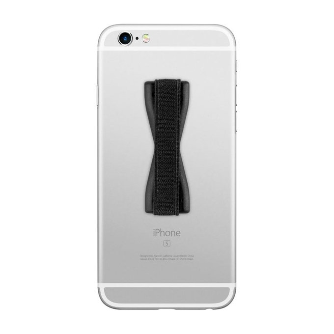 Elastični držač za telefon, crni