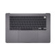 Gornji okvir tipkovnice za MacBook Air 15", A3114 (2023), s US tipkovnicom i baterijom, Space Gray, 661-34895, Genuine Apple