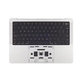 Gornji okvir tipkovnice za MacBook Pro 14", A2918 (Late 2023, s US tipkovnicom i baterijom, Silver, 661-35709, Genuine Apple