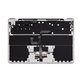 Gornji okvir tipkovnice za MacBook Air 13", A3113 (2024), s US tipkovnicom i baterijom, Silver, 661-40228, Genuine Apple