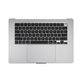 Gornji okvir tipkovnice za MacBook Air 15", A3114 (2024), s US tipkovnicom i baterijom, Space Gray, 661-40266, Genuine Apple