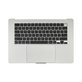 Gornji okvir tipkovnice za MacBook Air 15", A3114 (2024), s US tipkovnicom i baterijom, Silver, 661-40267, Genuine Apple