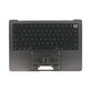 Gornji okvir tipkovnice za MacBook Pro 14", A3185 (2024), s US tipkovnicom i baterijom, Space Black, 661-50210, Genuine Apple