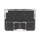 Gornji okvir tipkovnice za MacBook Pro 14", A3185 (2024), s US tipkovnicom i baterijom, Silver, 661-50211, Genuine Apple