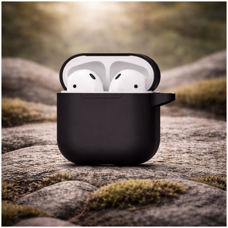 Silikonska maska za AirPods 1 i 2, crna