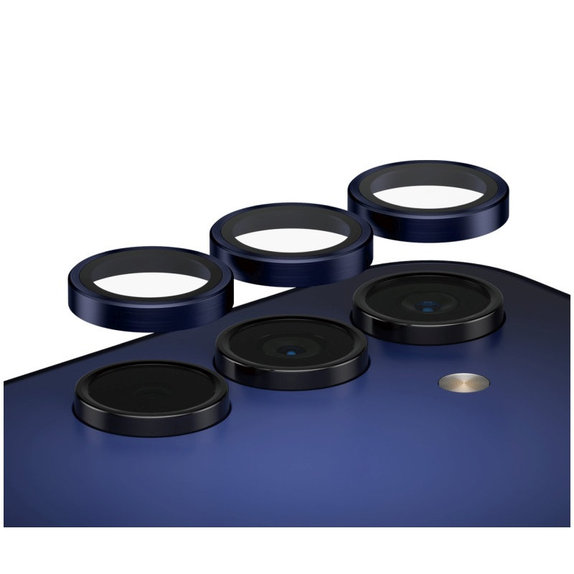 Zaštita objektiva kamere Hoops za Samsung A15/A15 5G, Plava/Crna, PanzerGlass
