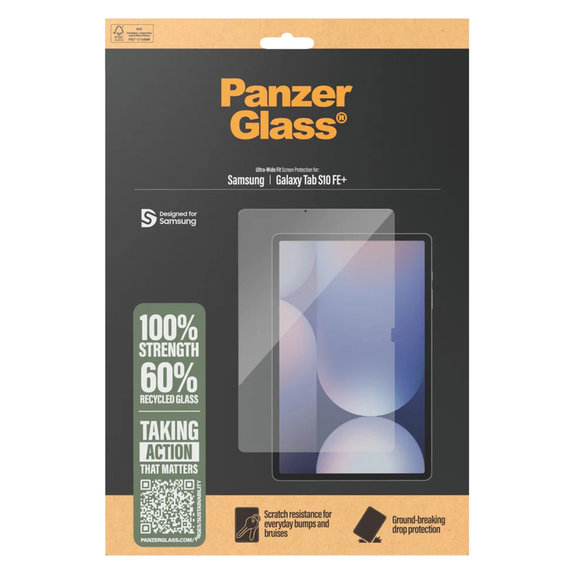 Kaljeno staklo UWF za Samsung Galaxy Tab S10 FE+, Prozirna, PanzerGlass