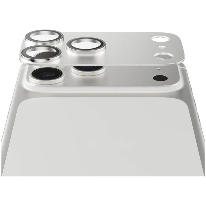 Zaštita objektiva Fender za iPhone 17 Pro, Srebrna, PanzerGlass
